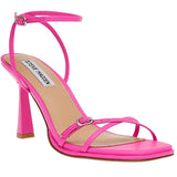 Steve Madden Womens Zarya Heeled Sandal ZARY02S1 Pink Leather 6M