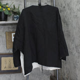 MarlaWynne Womens Plus Size Double Faced Melton Wool Blend Coat 613270 Black 1X
