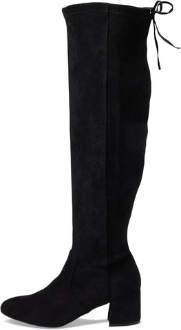 Sugar Ollie Women's Over-the-Knee Dress Boots SGR-OLLIE Black Micro 7.5M