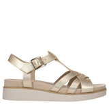 Lifestride Womens Grandiose Wedge Sandals J8203S2 Gold Yellow 8.5W