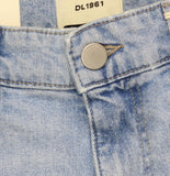 DL1961 Mens Russell Slim Straight Fit Denim Jeans Lt. Fjord Blue 34