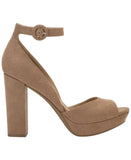 Sun + Stone Womens Reeta Block-Heel Platform Sandals Sand Stone Brown 8.5M