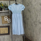 Beetlejuice Girls Short Sleeve Nightgown Beetle Juice Gown 90311226 Blue M