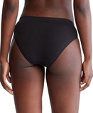 Calvin Klein Womens Bonded Flex Seamless 3-Pack Mid Rise Bikini Panty Black M