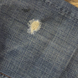 Earnest Sewn Womens Vintage Distressed Distressed Boot Cut Jeans Blue 28