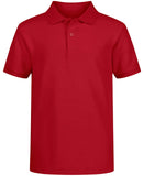 Nautica School Uniform Short Sleeve Pique Polo Shirt NUFBB03F-646 Red M (10-12)