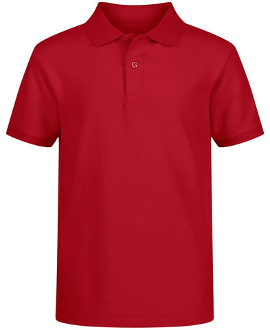 Nautica School Uniform Short Sleeve Pique Polo Shirt NUFBB03F-646 Red M (10-12)