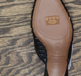 Franco Sarto Womens Strappy Marlina Mule Kitten Heels J3594S1 Black 6M