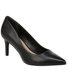 On 34th Womens Jeules Pointed-Toe Slip On Heels 10018690100 Black Leather 10M