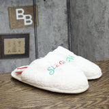Wondershop Women's "Sleigh What?" Scuff Slippers 91651326 White L (9-10)