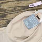 Bali Womens Coolest Smoothing Strapless Minimizer Bra Beige Brown 38D