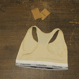 Calvin Klein Modern Cotton Naturals Unlined Wireless Bralette Stone Brown 1X