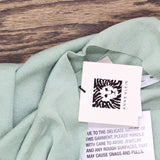 Anne Klein Carmel Open-Front Button Cuff Cardigan Juniper Crocodile Green M