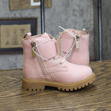 Jessica Simpson Toddler Girls Daria Bow Ankle Boots JES238T Blush Pink 7T