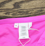 Bleu By Rod Beattie Side Shirred High-Waist Bikini Bottoms Dahlia Pink 8