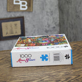 Buffalo Games Treasure Hunt Bookshelf Jigsaw Puzzle 26.75 in. x 19.75 in.