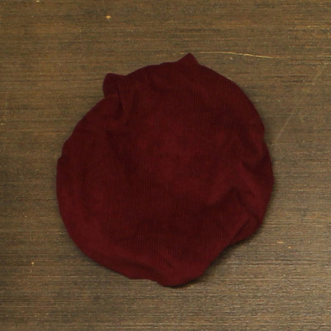 Rare Editions Girls Corduroy Beret Hat Burgundy Red 5