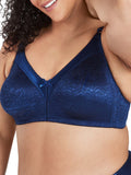 Bali Wire-Free Bra Double Support M-Frame Cushioned Flexible Fit In The Blue 36C