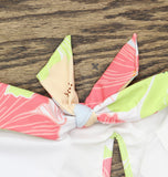 Sanctuary Charming Floral V-Wire Bandeau Top SACM25149 White Multi XL