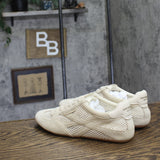 Sam Edelman Tobi Sneaker Lace Up Low Top J8526M1 New Ecru Brown 8M
