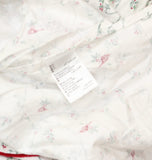 Charter Club Printed Flannel Pajama Set Delicate Cardinal White Multi 1X