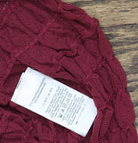 DKNY Womens Lightweight Textured Top P52SAW83 Beet Red M