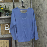 All In Motion Womens Leggings-Friendly Long Sleeve Top 90612561 Blue XL