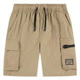 Levi's Boys Loose Fit Nylon Cargo Shorts 91M383-Y16 Harvest GoldBrown M