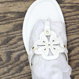 Charter Club Womens Penelopee Slides Wedge Sandals 10009958900 White 8.5M