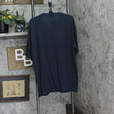 True Classic Mens Short Sleeve Classic Crewneck T-Shirt Tee Navy Blue 2XL