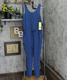 All In Motion Women's Stretch Woven Jumpsuit - 77283346 Blue S