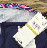 Island Escape Womens Tahiti Bandini Top Tankini Swim P760847 Blue Multicolor 14