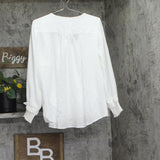 Ny Collection Womens Crepe Blouse Top with Necklace MCRU1045 White L