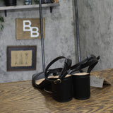 A New Day Womens Block Sonora Heels 83821207 Black 11M