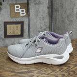 S Sport By Skechers Women's Kamaryn Lace Up Low Top Performance Sneakers Gray 8M