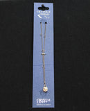 Crystale by L & J Pendant Swarovski Crystal Anklet Silver Gray / Clear 8" + 1.5"