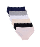 Calvin Klein Hipster Underwear 6-Pack Crystal Pink / Black / Nude / Heather L