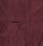 Msk Womens Petite V-Neck Fit Flare Faux Suede Dress 91699953V Merlot Purple 8P