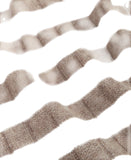 Charter Club 100% Cashmere Striped Rectangle Scarf Brown Sugar Heather Combo