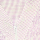 Miss Elaine Womens Robe, Pockets and Zipper Nightgown Lilac / White Check M