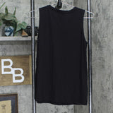 Nine West Womens Soft Spun Knit Sleeveless Shirt Top 1660c1efd6aa5e Black S