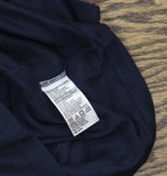 French Toast Uniform Long Sleeve Polo Shirt with Picot Collar Navy Blue M (7-8)