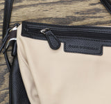 Dana Buchman Faux Leather Adjustable Crossbody Shoulder Purse Black One Size