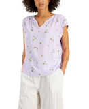 Style & Co Womens Split-Neck Blouse Top 165b087babe005