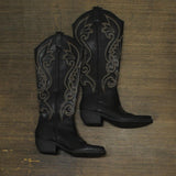 Wild Fable Kenzi Tall Western Dress Boots with Memory Foam Insole Black 8.5M