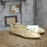 A New Day Womens Sammie Ballet Flats 94685491 Gold Yellow 10M