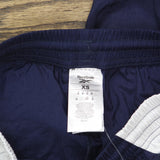 Reebok Womens Colorblock Nylon Track Pants IT5650 Vector Navy Blue XS