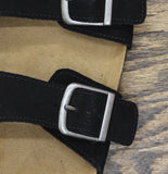 Goodfellow & Co Saul Suede Two Band Sandals 94809737 Black 9