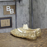 A New Day Womens Sammie Shoes Ballet Flats Sequin 94685485 Gold Yellow 7M
