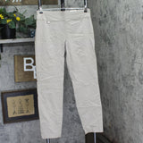 Alfani Tummy Control Skinny Leg Trouser Dress Pants Summer Straw Tan Brown 10